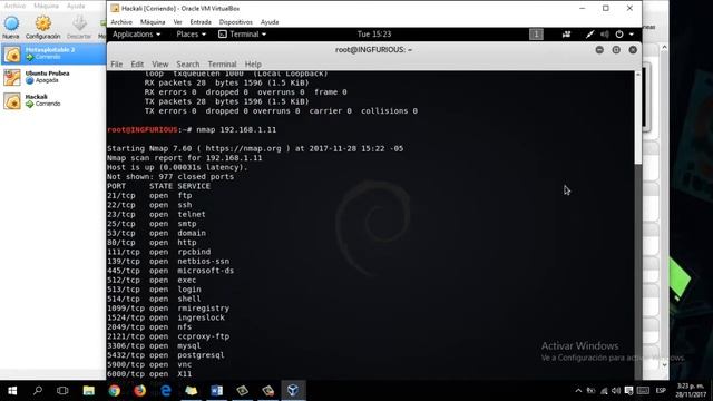 OpenVAS Vulnerabilidades- Kali Linux 2017 - Metasploitable смотреть онлайн
