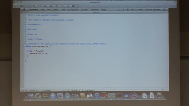 Pull your Macs strings in two hours with Puppet & MCollective! смотреть онлайн