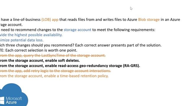 Azure DP 201 Exam Dumps -part 6 смотреть онлайн