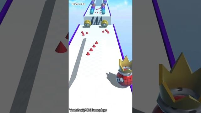 Ball Merge 2048! Ball Run Game Levels (146-150) Android iOS Gameplay смотреть онлайн