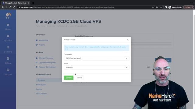 How To Take A Real Time Snapshot & Schedule Cloud VPS Backups смотреть онлайн