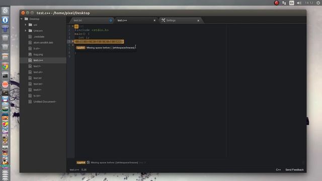 Atom text editor on Ubuntu linux смотреть онлайн