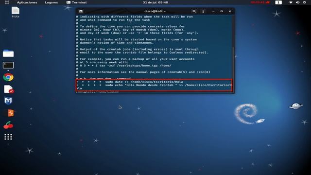 Programar Tareas en Crontab | Cambios de Permisos | Kali Linux 2020 смотреть онлайн