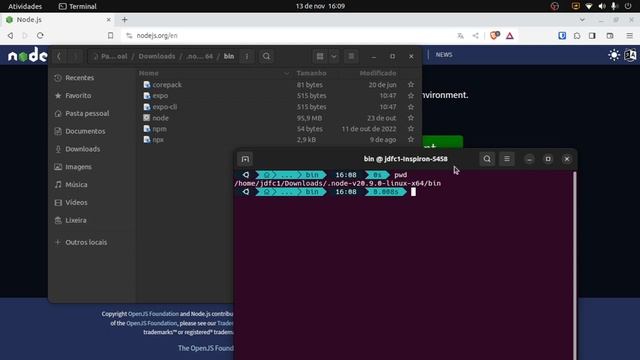 How to install - Como instalar Node.JS terminal Linux Ubuntu #linuxgaming #linux #linuxubuntu смотреть онлайн