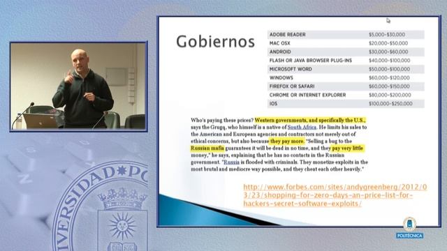 UPM TASSI 2013 Conferencia 5: Seguridad en sistemas: explotando vulnerabilidades смотреть онлайн