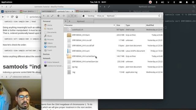 Converting a SAM file to BAM and setting it up for tdf to view in the IGVtools GUI смотреть онлайн