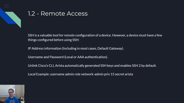 Arista's ACE A Module 1 - Switch Administration смотреть онлайн