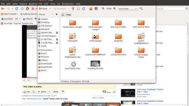 ubuntu doesn't store youtube video in temp folder смотреть онлайн