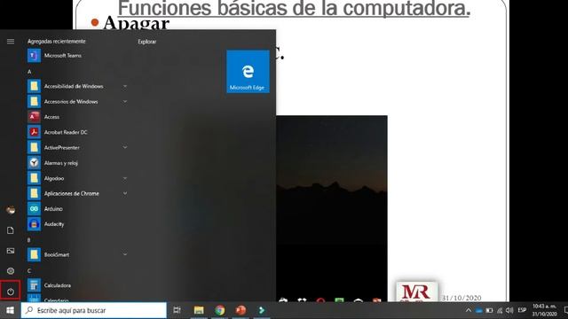 Informática I - Windows 10 y sus funciones básicas (noviembre 2020) смотреть онлайн