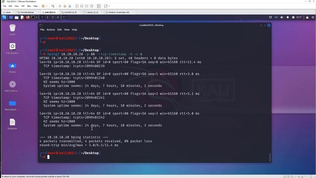 Hping3 for Security Auditing and Testing of Network Devices смотреть онлайн