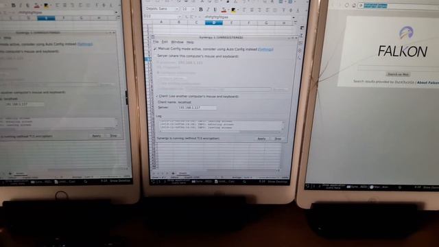 Huawei EMUI/Samsung DeX Termux Linux Manjaro connected to three ipad screens смотреть онлайн