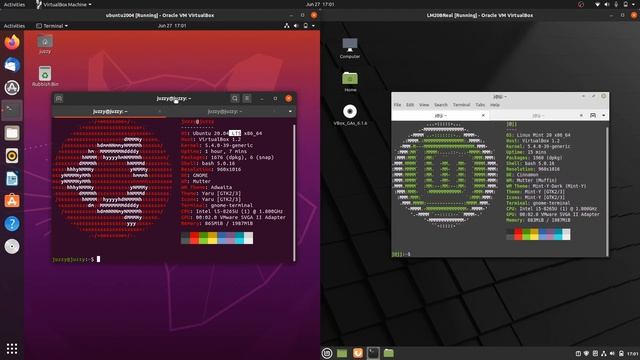 Ubuntu 20.04 vs Linux Mint 20 (Beta Edition) смотреть онлайн
