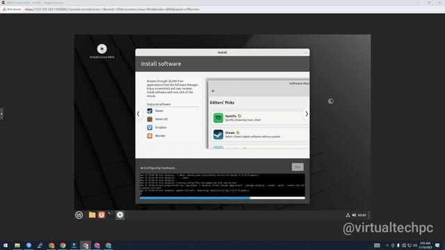 How To Installing Linux Mint on Proxmox смотреть онлайн