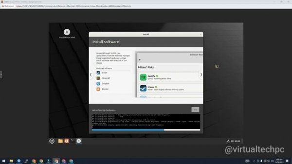 How To Installing Linux Mint on Proxmox
