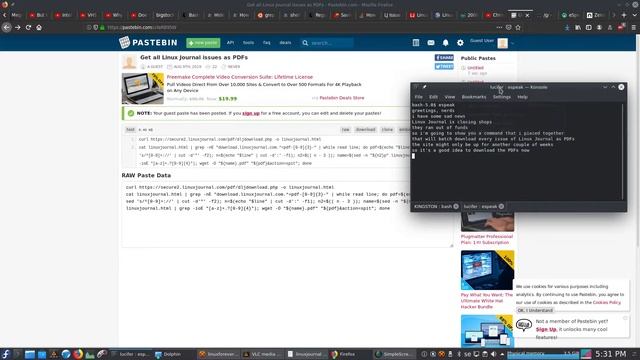 Linux Journal is dead, so go get the PDFs смотреть онлайн