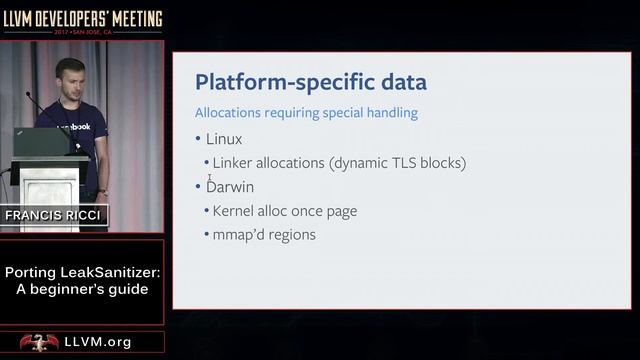 2017 LLVM Developers’ Meeting: F. Ricci “Porting LeakSanitizer: A Beginner's Guide ” смотреть онлайн