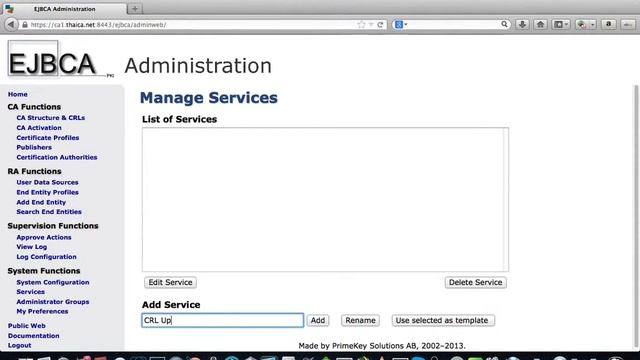 04. สร้าง CRL Updater ใน Service ของ EJBCA смотреть онлайн