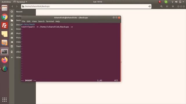Auto compression using inotifywait and gzip in Linux смотреть онлайн