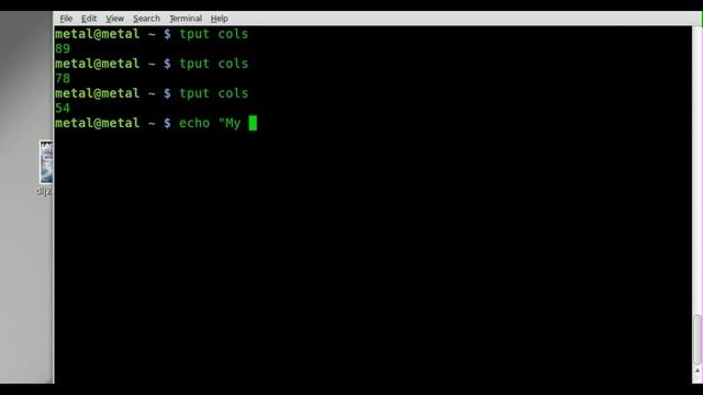 Find How Many Characters Wide your Shell Console is with TPUT - BASH смотреть онлайн