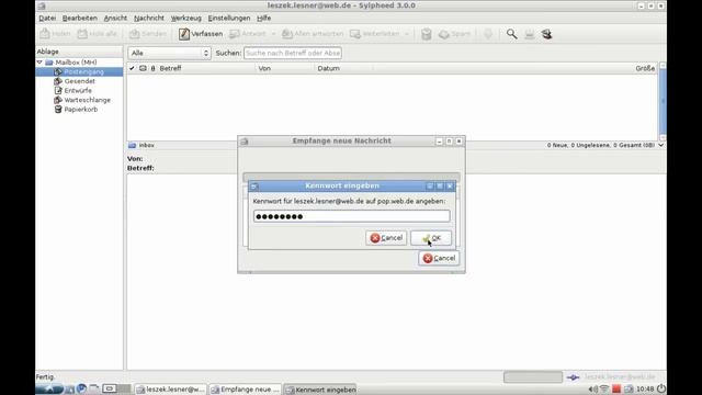 Lubuntu - Sylpheed E-Mail смотреть онлайн