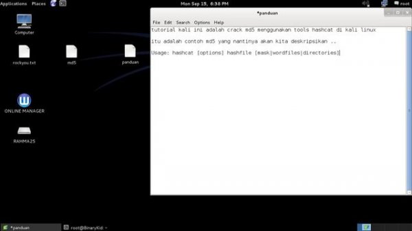 hashcat in kali linux