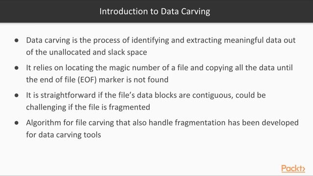 Digital Forensics with Kali Linux : File Carving Overview | packtpub.com смотреть онлайн