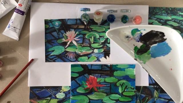 «Цветы. Кувшинка» как нарисовать АКРИЛ | Сезон 1-1 |Мастер-класс для начинающих смотреть онлайн