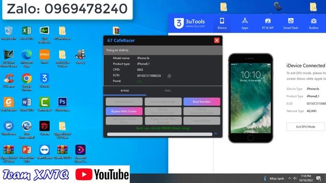Tool Bypass iCloud Free - iBoy Ramdisk ios 14 -15 Bypass Hello,passcode - Team XNTQ - XUYÊN IPHON смотреть онлайн