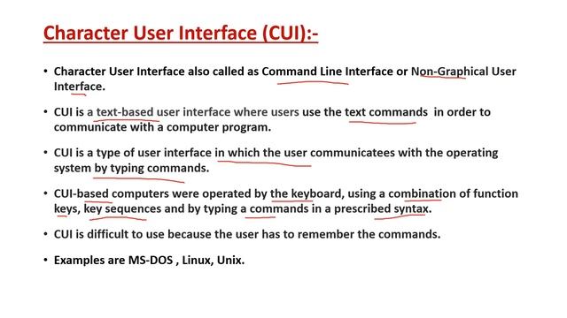 Character User Interface(CUI) and Graphical User Interface(GUI) in detail | Difference |Class 11th смотреть онлайн