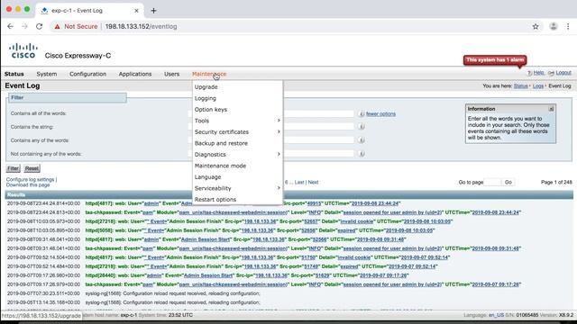 Menu Overview - Cisco Expressway Series [2] смотреть онлайн