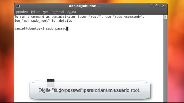 Tutorial rápido. Crie usuário root - Quick tutorial. Create root user смотреть онлайн