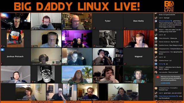 Big Daddy Linux Live! 08-08-20 (8pm EDT) смотреть онлайн