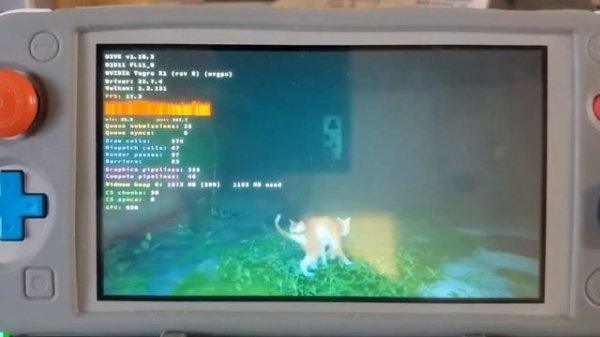 Stray on Nintendo Switch Linux game test