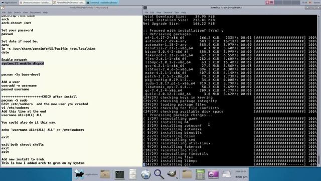 How to install Arch Linux without burning a dvd on an existing Linux system смотреть онлайн