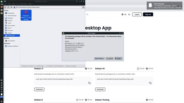 How to install the MEGA Desktop App on MX Linux 21.3 смотреть онлайн