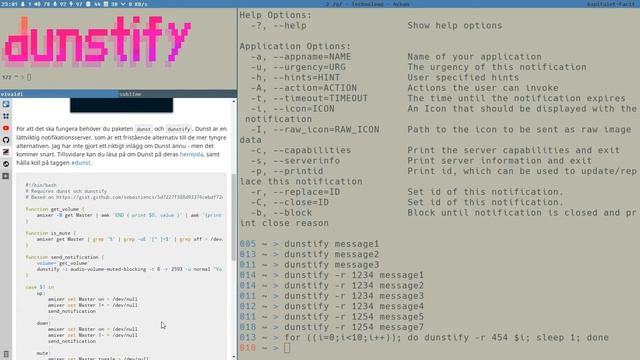 Let's Linux #044: dunstify смотреть онлайн