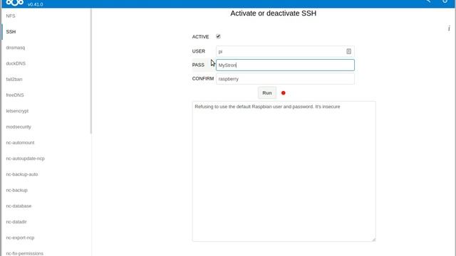 NextCloudPi how to enable ssh using ncp web смотреть онлайн
