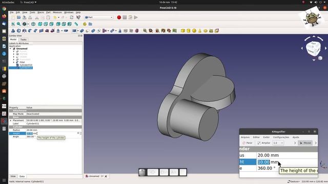 FREECAD #197 - ENGINE ANIMATION смотреть онлайн