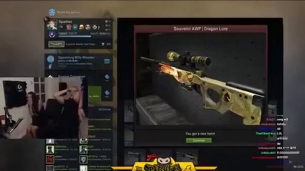 ВЫПАЛ СУВЕНИРНЫЙ ДРАГОН ЛОР ПРЯМО С ЗАВОДА В КСГО + РЕАКЦИЯ! Drop souvenir awp dragon lore in CSG