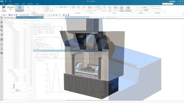 G-Code-Driven Machining Simulation in NX CAM смотреть онлайн