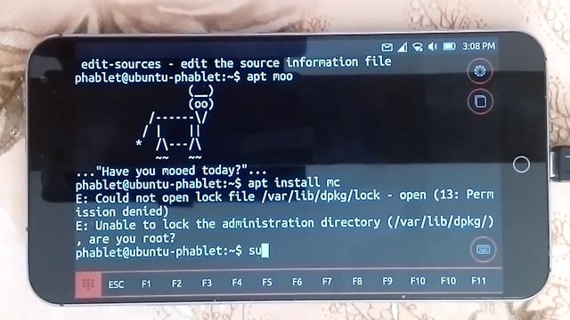 Ubuntu Phone - Terminal смотреть онлайн