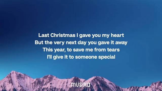 Wham! - Last Christmas (Lyrics) смотреть онлайн