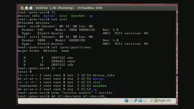 UniStor Linux Demonstrating the SCSI Trace (scsitrc) kernel module смотреть онлайн