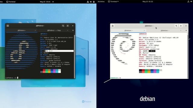 Fedora 36 vs Debian 11 смотреть онлайн