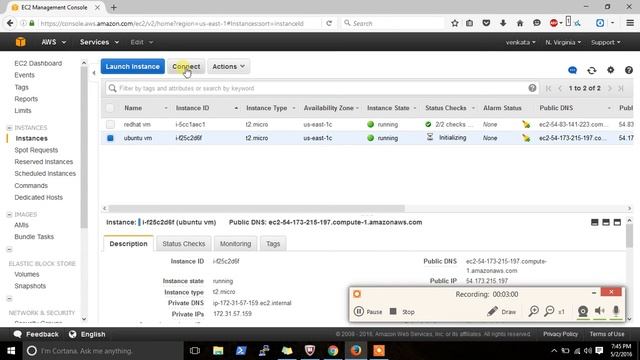 How to access linux instance in AWS from web browser #video 3 смотреть онлайн