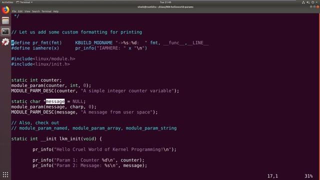 Linux Rootkits for Red-Blue Teams course module params смотреть онлайн