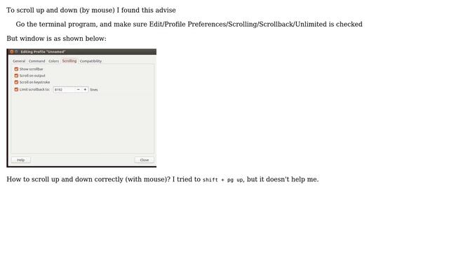 Ubuntu: How to scroll up in ubuntu server terminal? смотреть онлайн