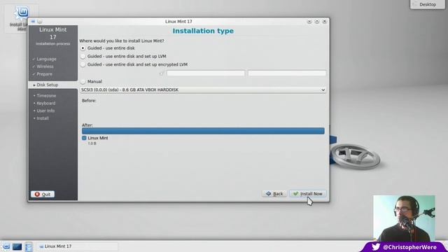Linux Mint 17 KDE - Linux review video смотреть онлайн
