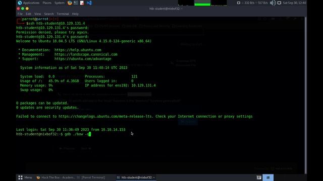Stack Based Buffer Overflow - STACK-BASED BUFFER OVERFLOWS ON LINUX X86 | HTB ACADEMY | MEMORY смотреть онлайн