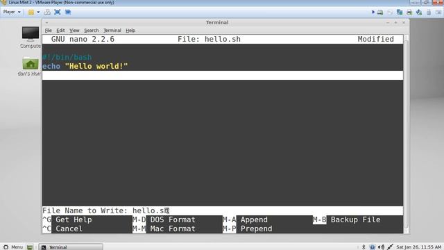 Linux Mint Shell Scripting for Beginners -Part 1 смотреть онлайн